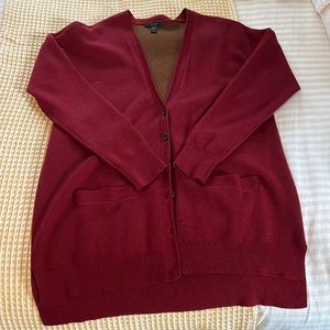 JCrew Merino Wool Cardigan, size Medium